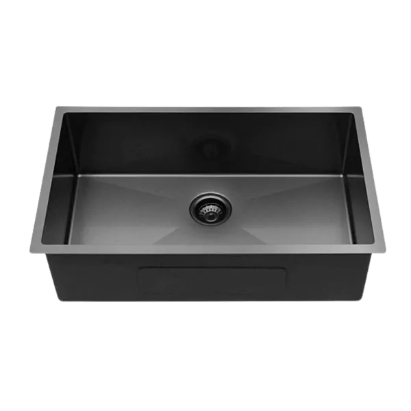 Stainless Steel 30 in. Single Bowl Undermount Kitchen Sink with Bottom Grid