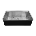 Single Bowl Rectangular Kitchen Sink with Modern Design