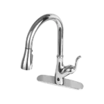 Single Handle Deck Touchless Kitchen Faucet with Chrome Finish