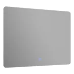 36 in. W x 28 in. H Modern Frameless Rectangular LED Light Bathroom Vanity Mirror in Silver