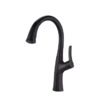Single Handle Pull Down Kitchen Faucet with Dual Function Sprayhead in Oil Rubbed Bronze