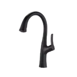 Single Handle Pull Down Kitchen Faucet with Dual Function Sprayhead in Oil Rubbed Bronze