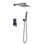 Wall Mounted 10 inch Shower Head Bathroom Luxury Rain Mixer Shower Complete Set