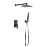 Wall Mounted 10 inch Shower Head Bathroom Luxury Rain Mixer Shower Complete Set