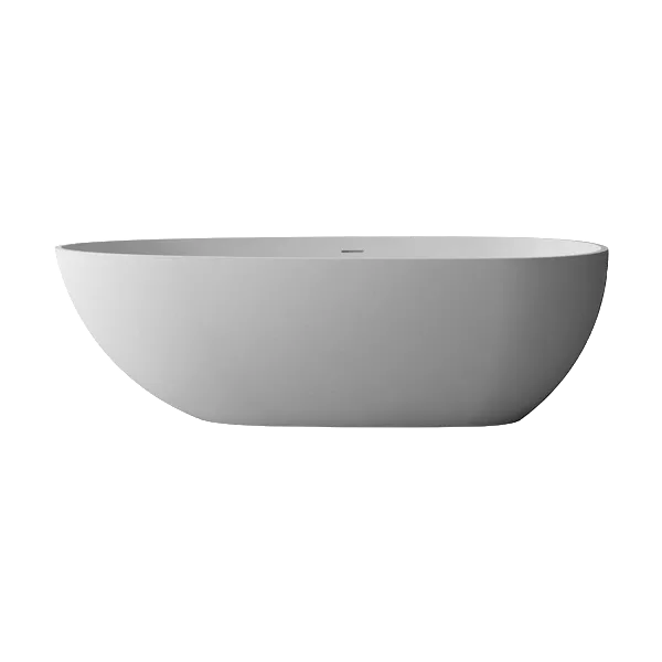 Solid Surface Freestanding Tub in White Color