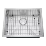 Stainless Steel Single Bowl Silver Kitchen Sink