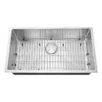Undermount  Single Bowl Rectangular Kitchen Sink