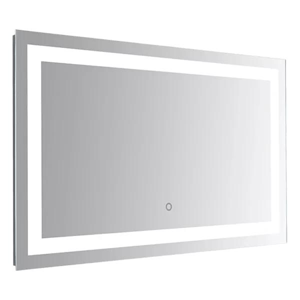 Premium 40 in. W x 24 in. H Large Rectangular Frameless Anti-Fog Bathroom Vanity Mirror