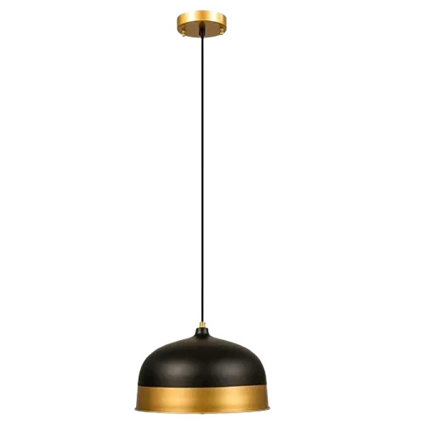Retro Industrial Chandelier: Hat-Shaped Metal Pendant Light for Study, Hotel, and Corridor