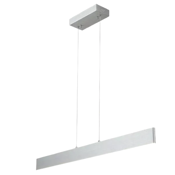 1-Light 18W Modern LED Pendant Light With Rectangle Shape and Even Light Distribution