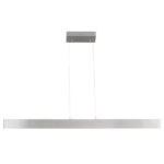 18-Watt Energy-Efficient Silver LED Pendant with Even Light Distribution