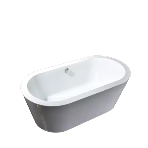 Acrylic Freestanding Bathtub in White Color