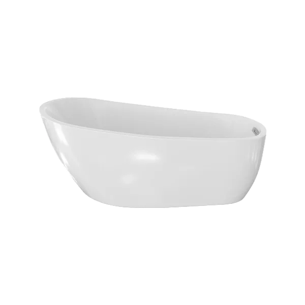 Acrylic Freestanding Soaking tub in White Color