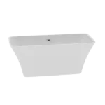 Acrylic Freestanding Bathtub in White Color