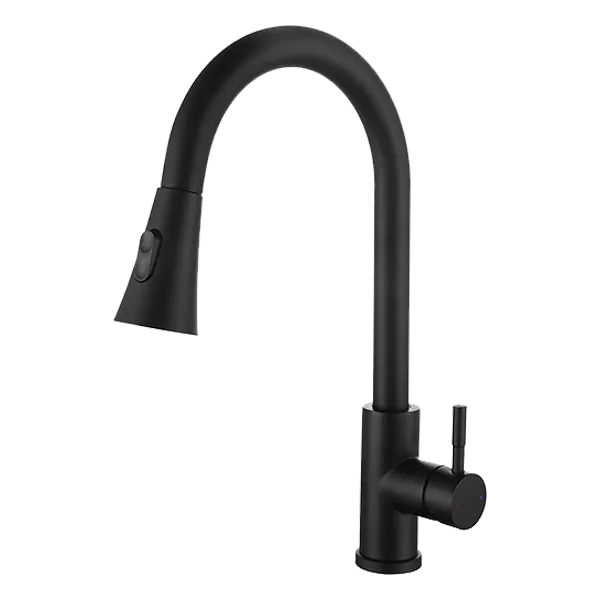 Pull Out Swivel Spout Kitchen Faucet with Single Handle