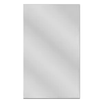 60 in. W x 36 in. H Rectangular Framed Wall Bathroom Vanity Mirror in Black