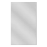 60 in. W x 36 in. H Rectangular Framed Wall Bathroom Vanity Mirror in Black