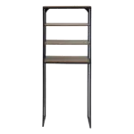 Tier Over Toilet storage, Bathroom Space Saver with Multi-Functional Shelves in Brown