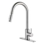 Single Handle Pull Down Kitchen Faucet with Touch Sensor