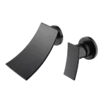 Wall Mounted Bathroom Faucet  in Matte Black