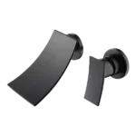 Wall Mounted Bathroom Faucet  in Matte Black