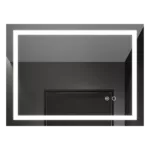 32 in. W x 24 in. H Rectangular Frameless Anti-Fog Horizontal and Vertical Wall Mount LED Light Bathroom Vanity Mirror