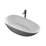 Solid Surface Freestanding tub in White Color