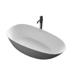 Solid Surface Freestanding tub in White Color