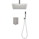 Ceiling Mounted Shower System Combo Set with Handheld and 10"Shower head