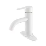 Waterfall Spout Bathroom Faucet, Single Handle Bathroom Vanity Sink Faucet