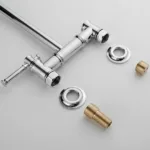Pot Filler Faucet Wall Mount   Pot Filler Faucet, Modern Brass Pot Filler Two-Attachment Wall Mount  Folding Kitchen Pot Filler Swing Arm