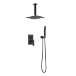 Ceiling-mounted Shower System Combo Set with Handheld and 12"Showerhead