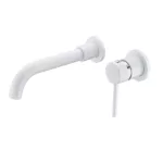 Single Lever Handle Wall Mounted Bathroom Faucet