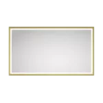 Bathroom  led mirror is multi-functional and each function is controlled by a smart touch button