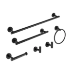 6 Piece Stainless Steel Bathroom Towel Rack Set Wall Mount