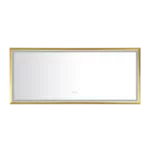Bathroom  led mirror is multi-functional and each function is controlled by a smart touch button