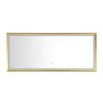 Bathroom  led mirror is multi-functional and each function is controlled by a smart touch button