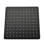 12 Inch Square Rain Shower Head Matte Black 304 Stainless Steel Showerhead