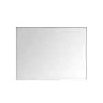 Super Bright Led Bathroom Mirror with Lights, Metal Frame Mirror Wall Mounted Lighted Vanity Mirrors for Wall, Anti Fog Dimmable Led Mirror for Makeup, Horizontal/Vertical Gun Gray Metal
