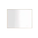 Super Bright Led Bathroom Mirror with Lights, Metal Frame Mirror Wall Mounted Lighted Vanity Mirrors for Wall, Anti Fog Dimmable Led Mirror for Makeup, Horizontal/Verti