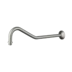 Shower Parts   Shower Arms 16 in. Shower Arm in Stainless