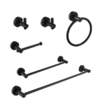 6 Piece Bathroom Towel Rack Set Wall Mount