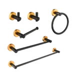 6 Piece Bathroom Towel Rack Set Wall Mount
