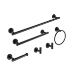 6 Piece Stainless Steel Bathroom Towel Rack Set Wall Mount