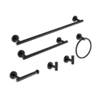 6 Piece Stainless Steel Bathroom Towel Rack Set Wall Mount