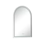 39in. W x 26in. H Oversized Rectangular Chrome Framed LED Mirror Anti-Fog Dimmable Wall Mount Bathroom Vanity Mirror Wall Mirror Kit For Gym And Dance Studio
