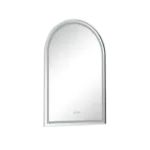 39in. W x 26in. H Oversized Rectangular Chrome Framed LED Mirror Anti-Fog Dimmable Wall Mount Bathroom Vanity Mirror Wall Mirror Kit For Gym And Dance Studio