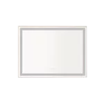 48 x 36 LED Lighted Bathroom Wall Mounted Mirror with High Lumen+Anti-Fog Separately Control