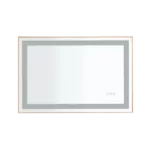 36 x 24 LED Lighted Bathroom Wall Mounted Mirror with High Lumen+Anti-Fog Separately Control