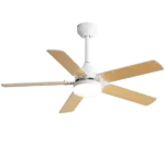 Energy Saving 42 Inch Ceiling Fan 5 Plywood Blade Noiseless Reversible Dc Motor Remote Control With Led Light